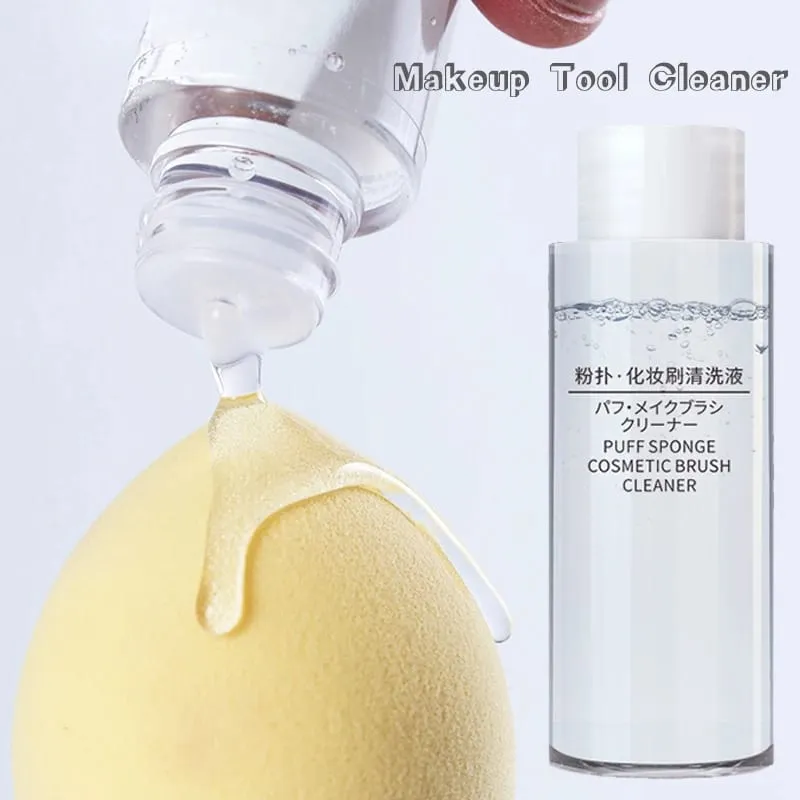 50/80/100ml Makeup Brushes Sponges Cleaning Liquid Make Up Egg Sponge Air Cushion Puff Makeup Tool Mild Transparent Gel Cleaner — image 1
