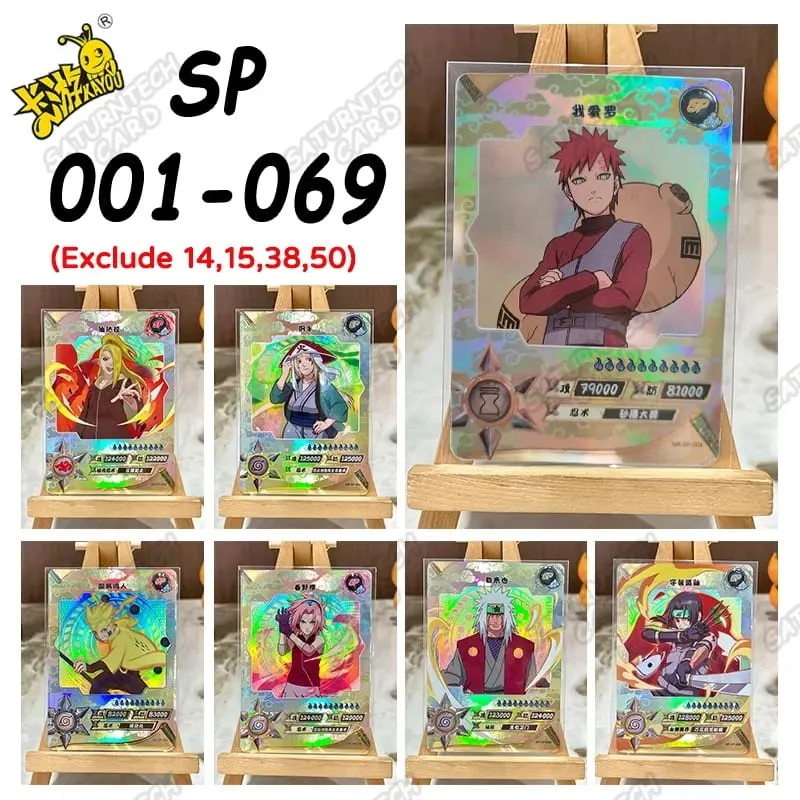 Naruto Card Set Full Series SE BP NR CR PR GP CP SP MR PR SLR OR AR UR ZR Cards Sasuke Anime Collection Card Toy Gift — image 36