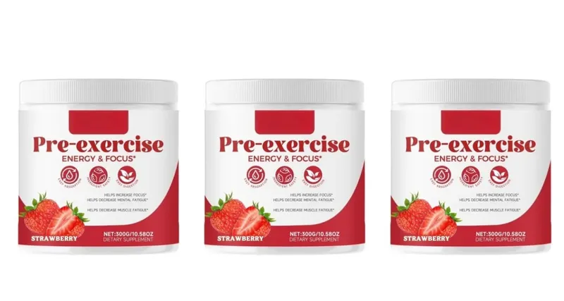 Docteat Pre Workout Powder Strawberry Energy & Focus Support Beta-Alanin L-Citrullin Rhodiola 300 g 30 Portionen Getränkemischung — image 9