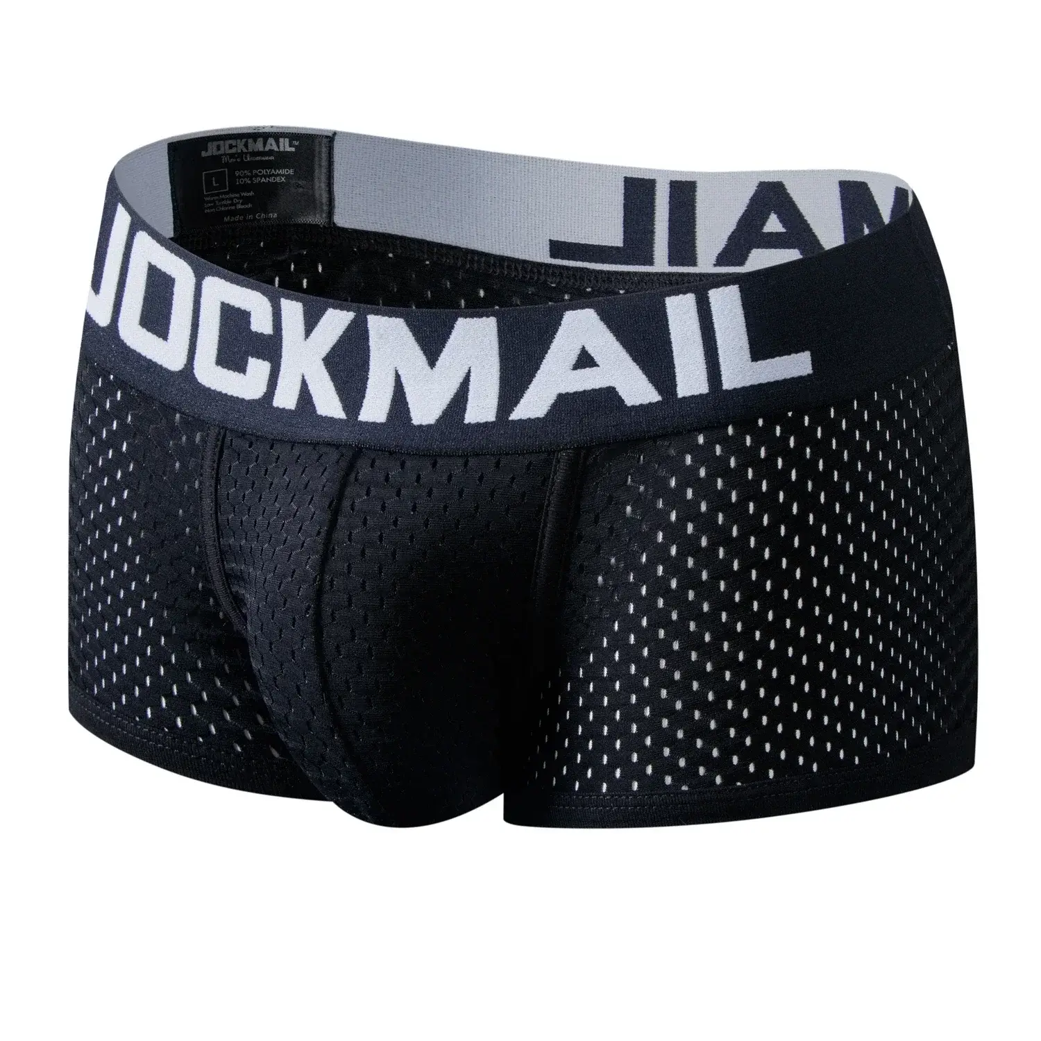 4PCS/Lot Boxer Men Mesh Breathable Boxershorts Men Underwear Shorts Panties Men Cuecas Boxer Underpants Calzoncillos — image 1