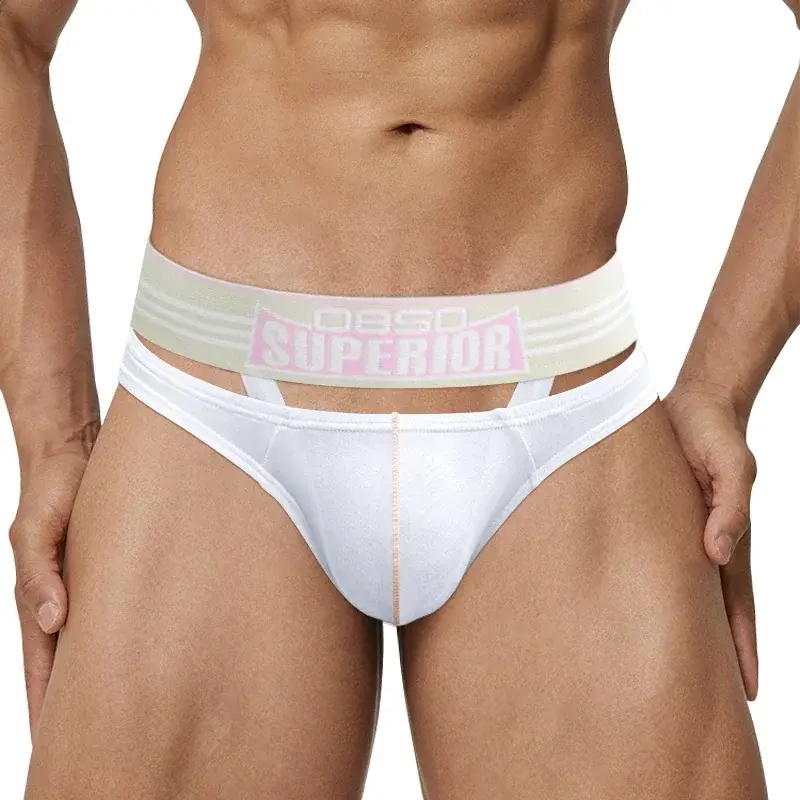 Men's Underwear Men Sexy Briefs Jockstrap Pouch Cuecas Man Cotton Sissy Panties Thongs Male Underpants Gay Slip Homme Srting — image 2