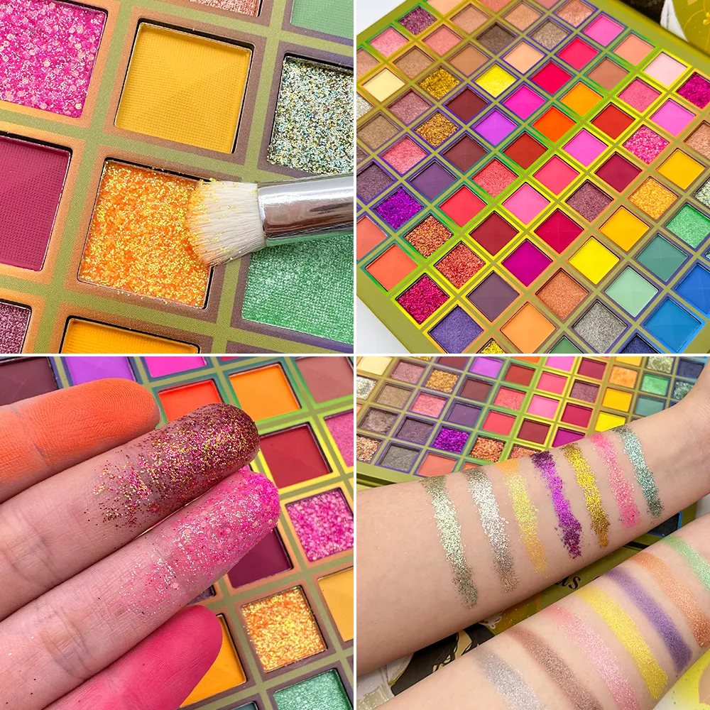 99 Color Rainbow Eye Makeup Plate Professional Matte Flash Plate Durable Eye Shadow Plate Suitable for Gifts to Women Cosmetics — image 5