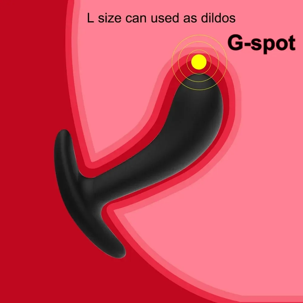 4pcs Beginner Silicone Butt Plug Anal Plug for Men Prostate Massager for Gay Mini Anal Bullet Vibrator Sex Toy for Men Women — image 4