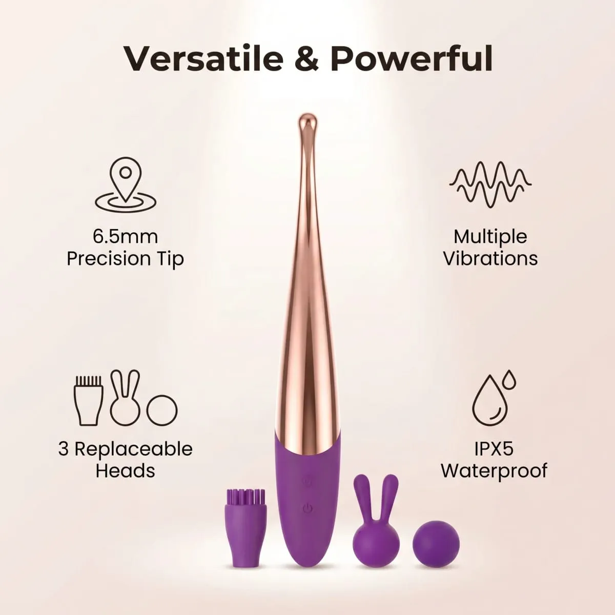 Potente vibratore del dito del punto G per le donne Stimolatore del clitoride del capezzolo Orgasmo veloce Massaggiatore del capezzolo Adulti Giocattoli del sesso per principianti