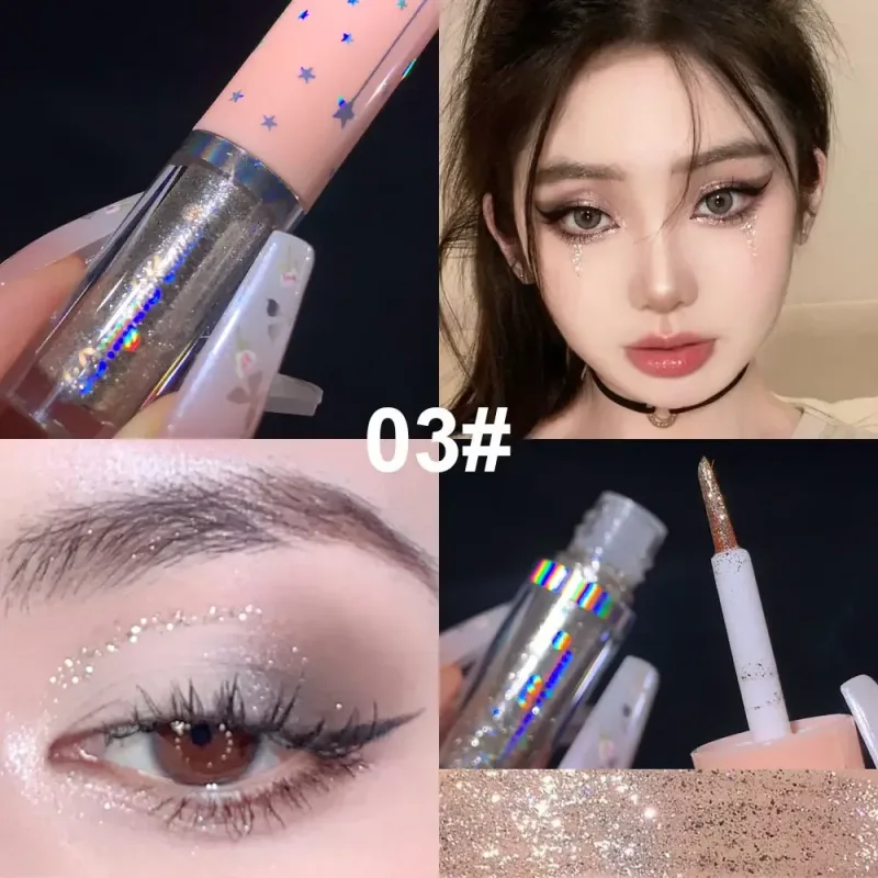 Blue Sequins Liquid Eyeshdaow Glitter Gel Shiny Metallic Eyeliner Pen Diamond Shimmer Waterproof Eye Beauty Party Makeup Tool — image 9