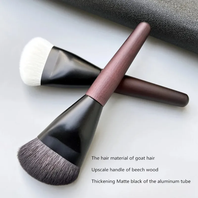 Shaped Sculpting Foundation Brush Contour Goat Hair Multifunctional Concealer Makeup Brushes Beauty Tools — image 2