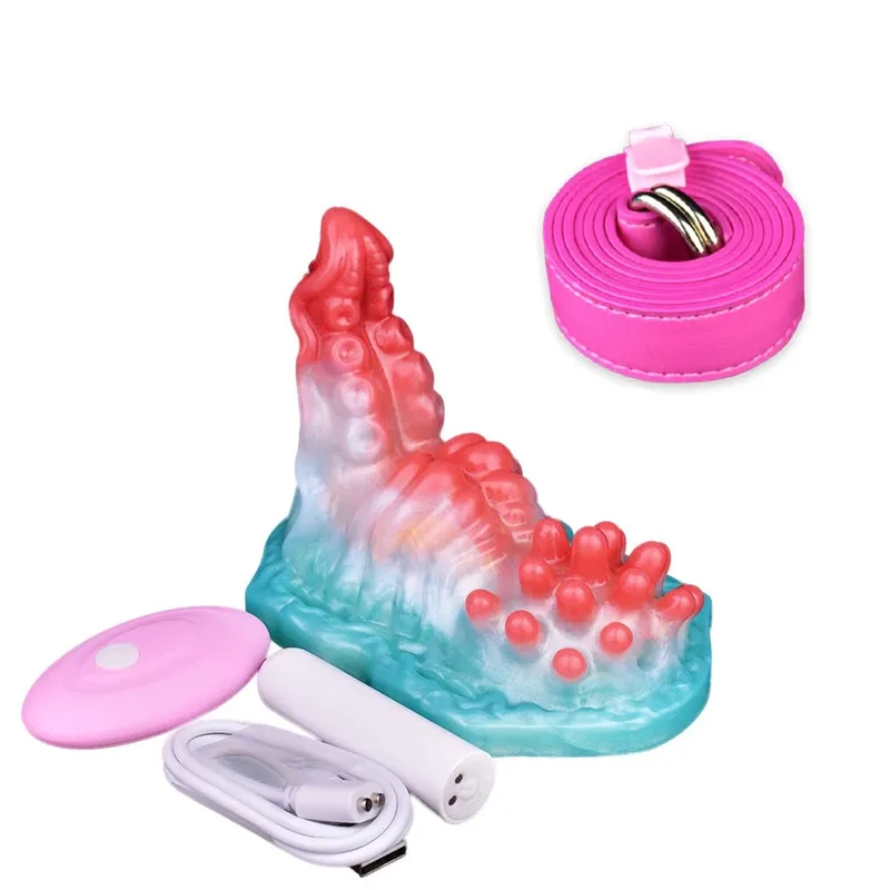 Wireless Control Silicone Octopus/Granule Sex Grinder Strapon Grinding Hump Friction Vibration Massage Female Masturbation — image 9