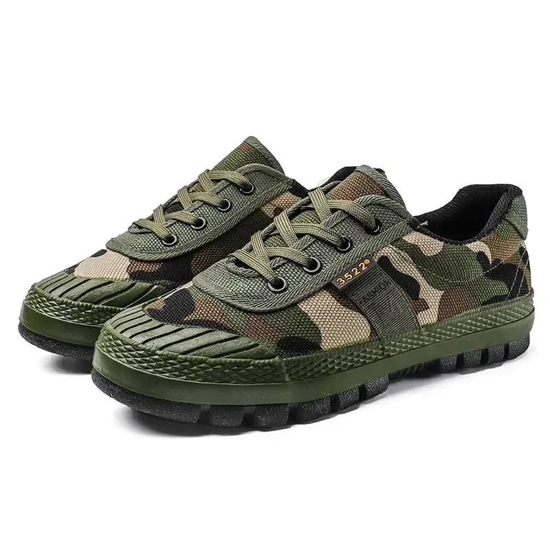 Men's Work Shoes Hiking Tactics Sneaker Trekking Shoe Man Breathable Comfortable Mountain Climbing Shoes Vulcanized Shoes
