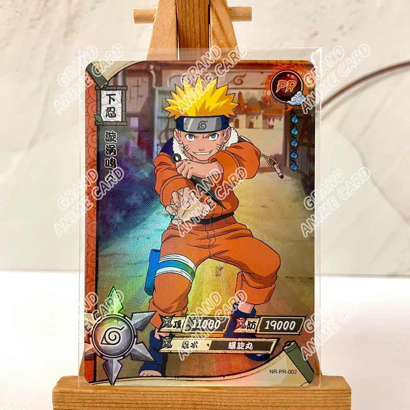 Kayou Genuine Anime Naruto Card PR Full Series No.01-38 Single Card Rare Card Collection Game Naruto Uzumaki Children's Toy Gift