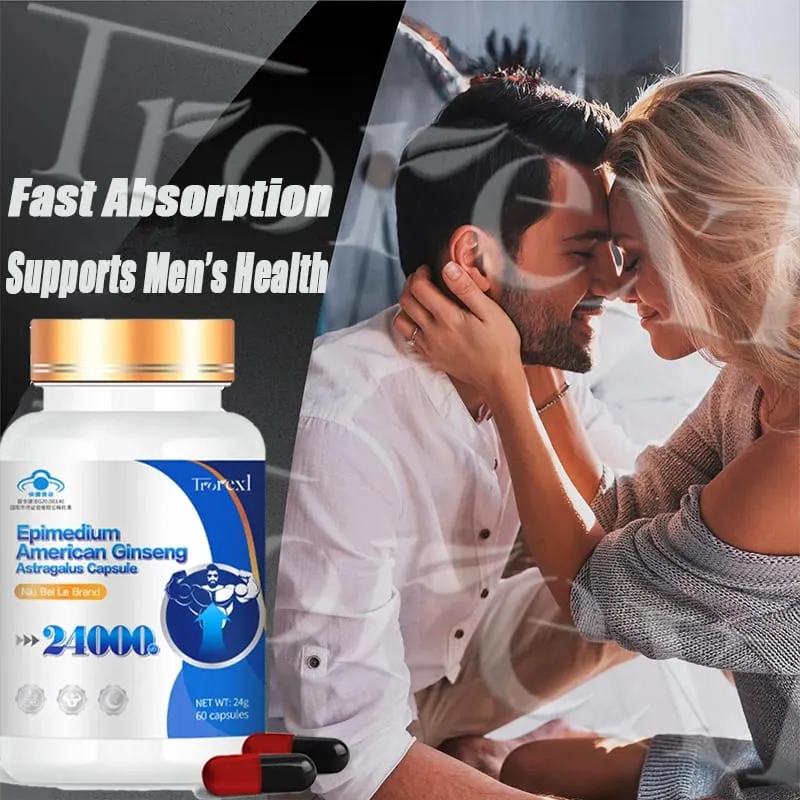 Epimedium Ginseng Capsules Male Power Enlarge Supplement– Huge-Vitalize Pills for Maximum Performance & Pleasure — image 2