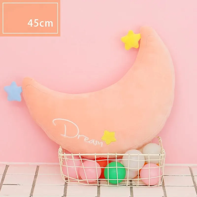 Rainbow Wish Star Moon Plush Pillow Colorful Crown Cloud Soft Toy Pillow Cushion Sofa Home Decoration Throw Pillows — image 22