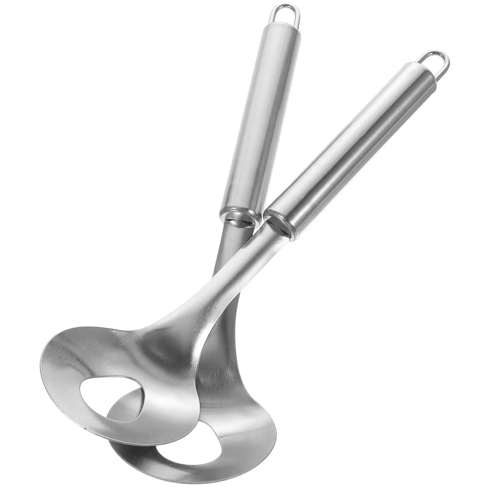 2 Pcs 304 Stainless Steel Meatball Spoons Round Handle Meatball Maker Spoon Home Kitchen Scoop Meatball Making Tools — image 6
