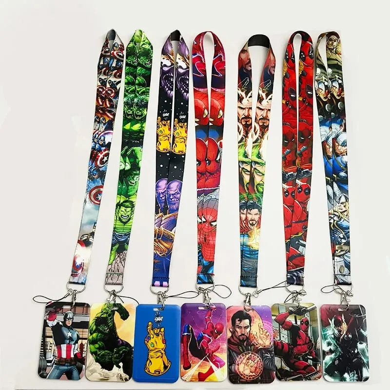American Anime Credential Holder Movie Lanyards for Key Neck Strap Card Badge Gym Keychain Keyring Accessories Gifts — image 1