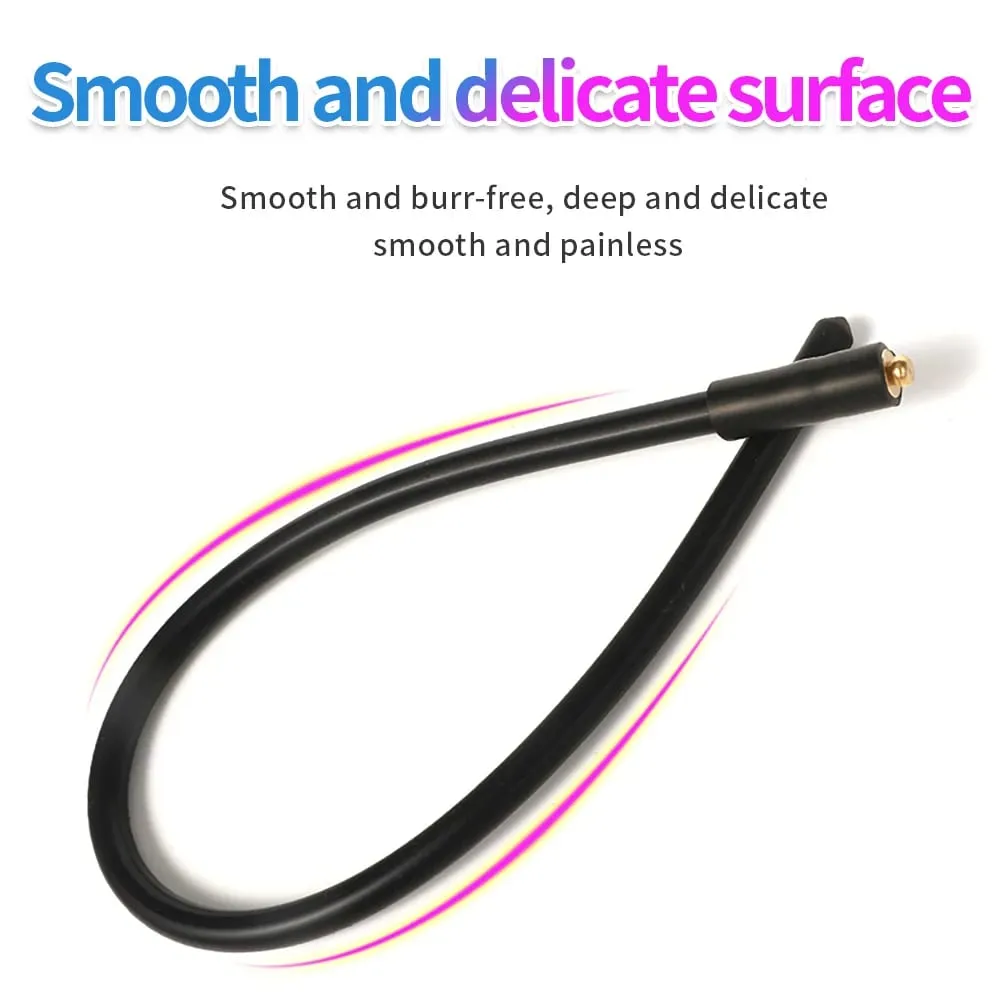 SM Electric Shock Urethra Player Metal Bead Urethral Sounding Plug Penis Ring Prostate Massage Horse Eye Rod Sex Products