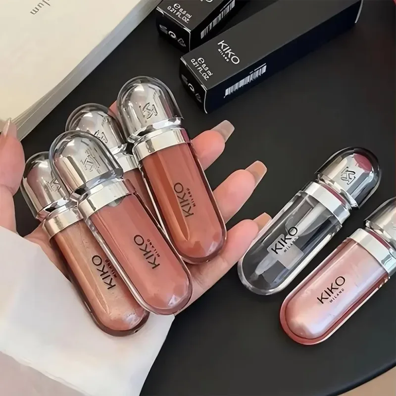 Fashion Kiko 3D Hydra Lip Gloss Colorfast Waterproof Long-lasting Moisturizing Shimmer Makeup Lip Gloss Lady Nature Lip Makeup — image 6