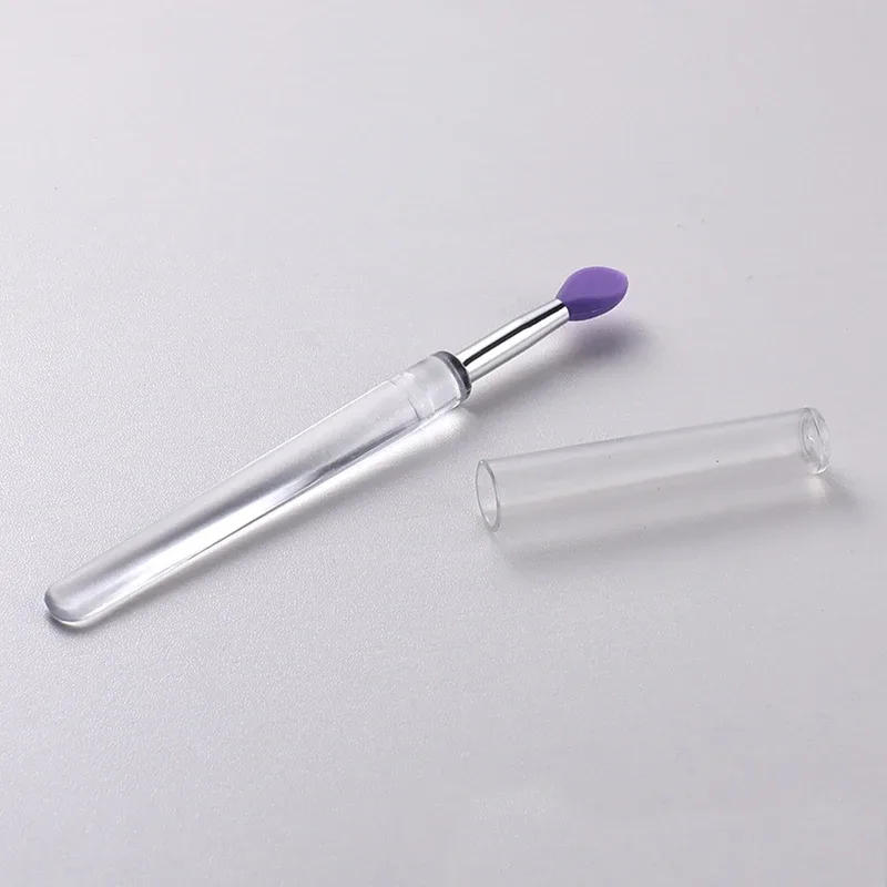 Silicone Lip Brush With Cover Soft Multifunctional Lip Mask Applicator Lipstick Lipgloss Portable Travel Makeup Brushes Reusable — image 6