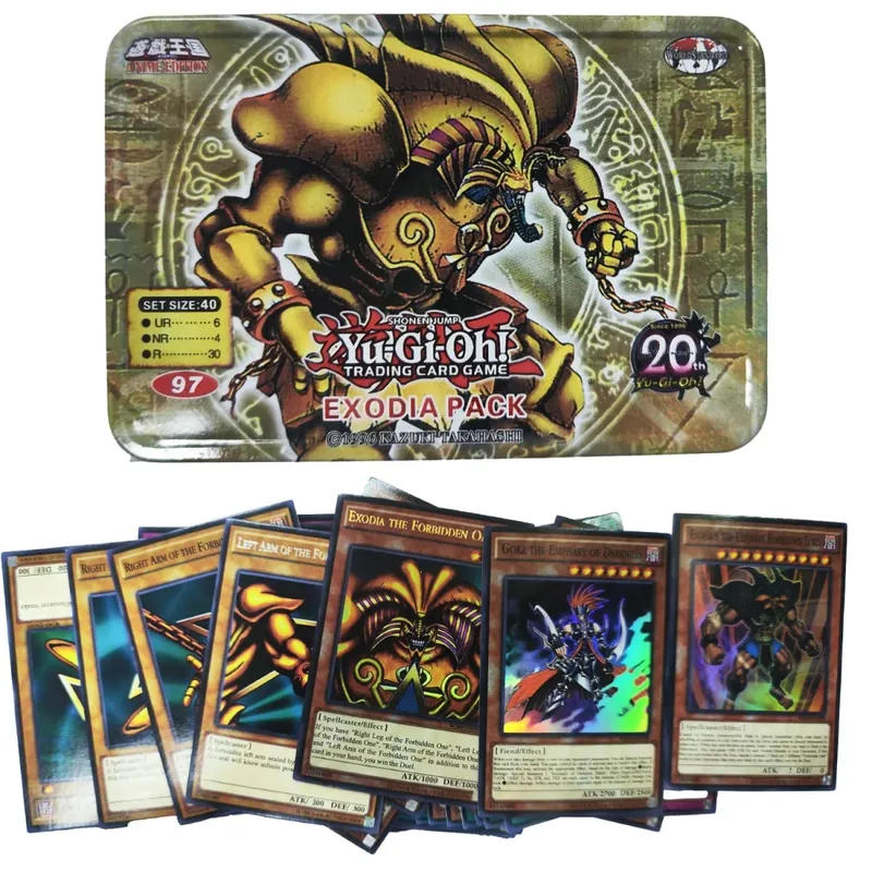 Yu Gi Oh Cards RYO BAKURA PACK Card English Holographic Golden White Dragon Duel Game Collection Card with Tin Box — image 18