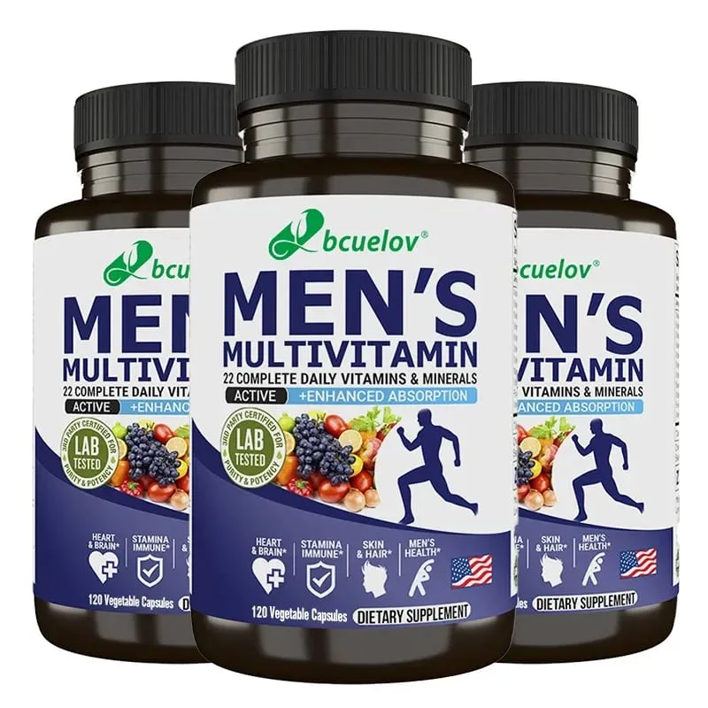 Bcuelov Men's Vitamin and Mineral Supplements - 26 Combinations To Support Overall Immune Health Vegan — image 10