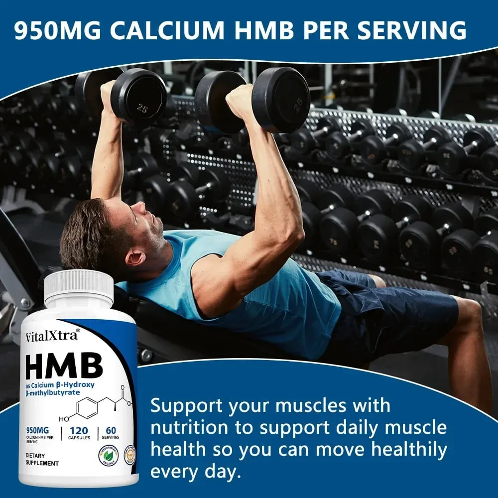 Highly Absorbable HMB Supplement – Supports Muscle and Movement Enhances Strength and Reduces Skeletal Muscle Damage — image 5