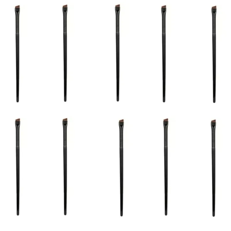 New 2 pieces/set eyebrow contour brush eyebrow eyeliner brush portable small angle eyebrow brush female makeup tool — image 11