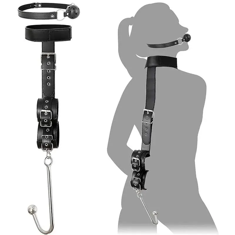 SM Adult Sex Toy Backhand Binding Apertural Plug Anal Hook Bondage Toys Bdsm Kit Slave Bondage Handcuff Couple Bundle Game 18+ — image 9