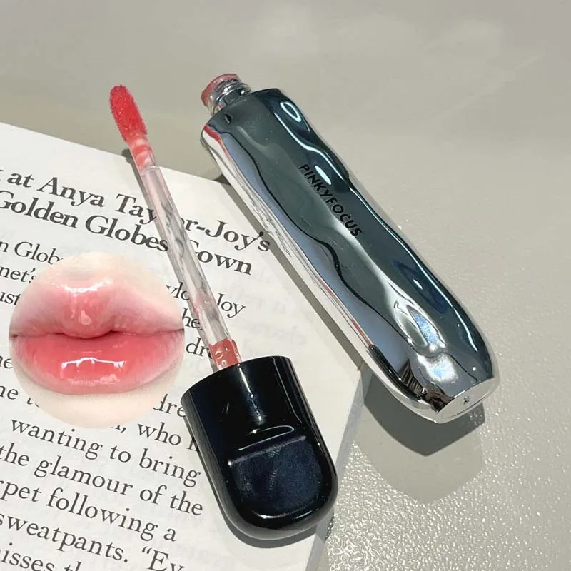 Nude Mirror Lip Gloss Clear Moisturizing Hydrating Water Light Jelly Plump Lip Glaze Oil Lipstick Tint Makeup Korean Cosmetics — image 6