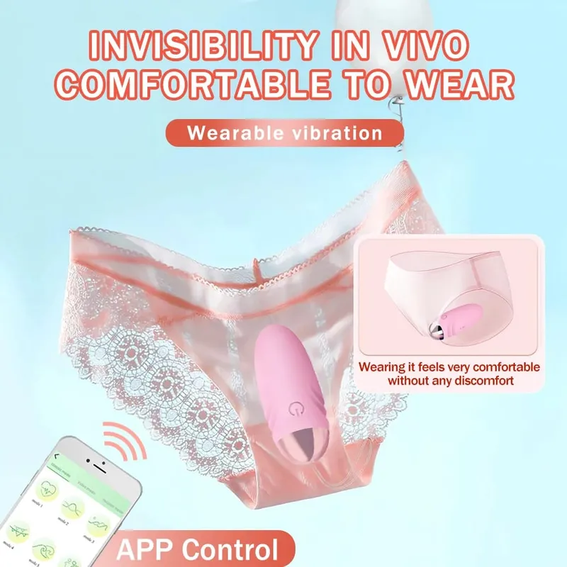 Wireless Bluetooth APP Dildo Vibrator for Women Clitoris Stimulator G Spot Massager Wear Vibrating Egg Sex Toys for Women Adults — image 5