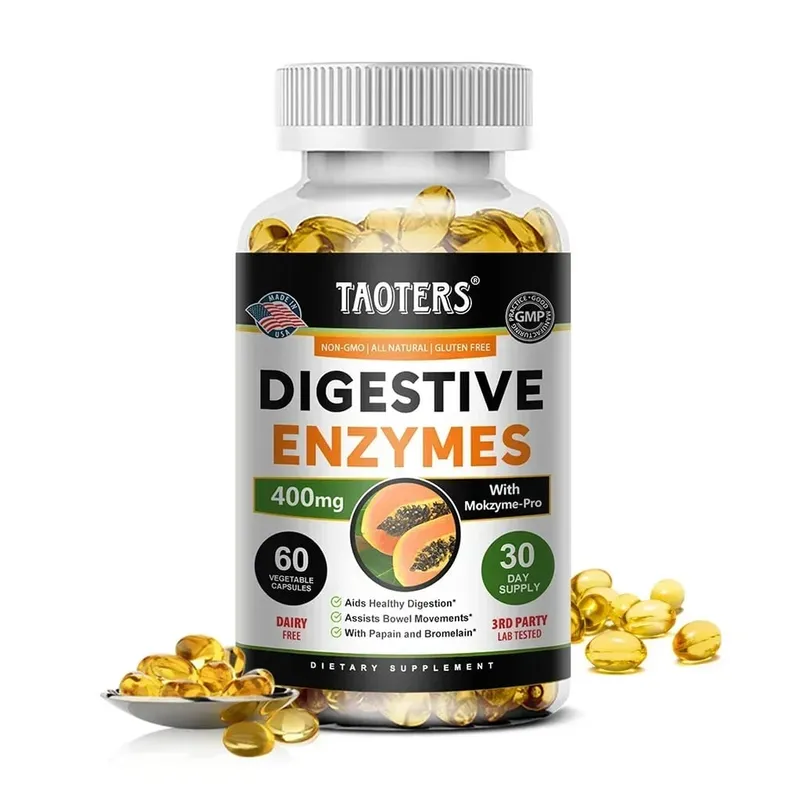 Digestive Enzymes - Aids in Bowel Movements Metabolism Nutrient Digestion and Intestinal Health for Adult Men and Women — image 8