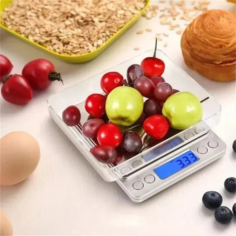 Digital Kitchen Scale Kitchen Measuring Scales Mini Pocket Precision Jewelry Electronic Balance De Cuisine Weight Gold Food Bar — image 9