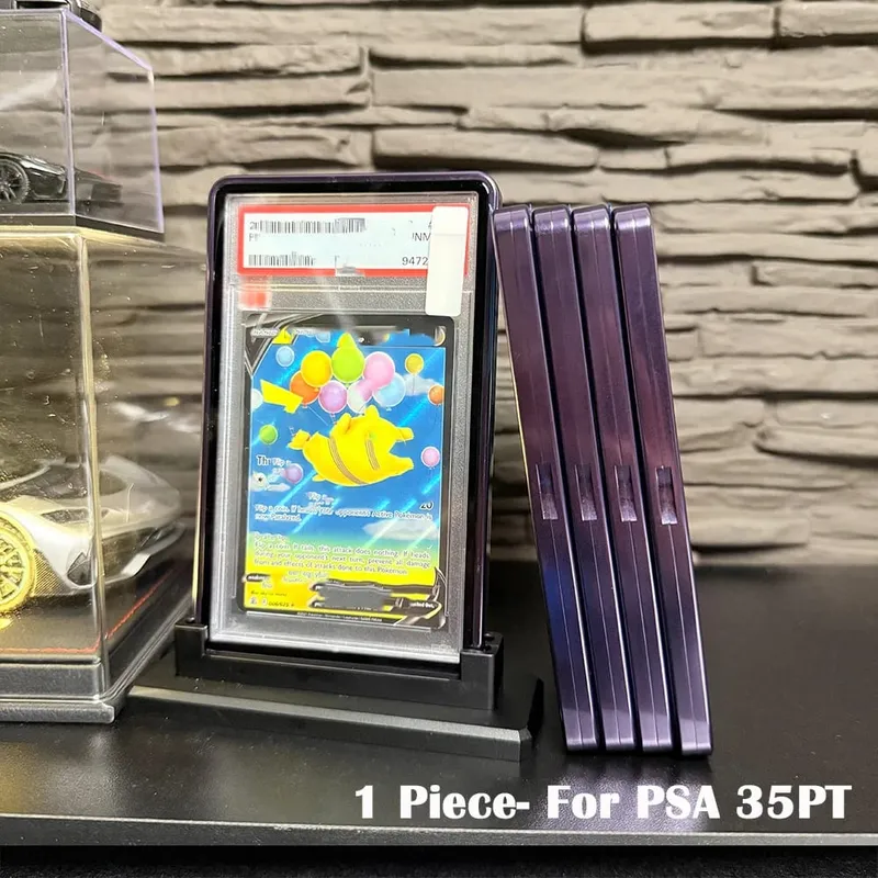 Multicolor Gradient Color Aluminum Alloy Trading Card Protect Holder Metal Case For 35PT PSA CGC Graded Card — image 22