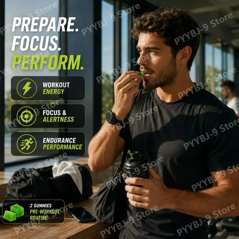 Docteat Beast Mode Blend Pre-Workout-Gummis, Energiefokus und Ausdauerunterstützung für Krafttraining und aktive Tage im Fitnessstudio, 70 Stück — image 4
