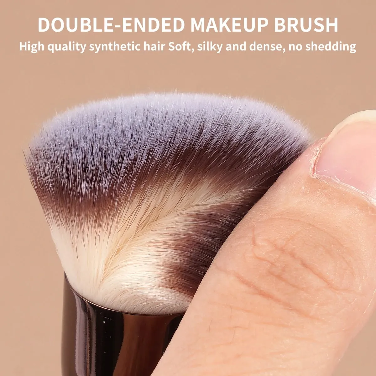 1pcs Double-Ended Foundation Makeup Brushes for Liquid Cream Powder Concealer Soft Fluffy Bristle Cosmetic Beauty Tools — image 4