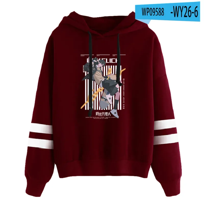 Link Click Anime Hoodie Unisex Pocketless Parallel Bars Sleeve Sweatshirts Women Men Hoodies Harajuku Streetwear Fashion Clothes — image 24
