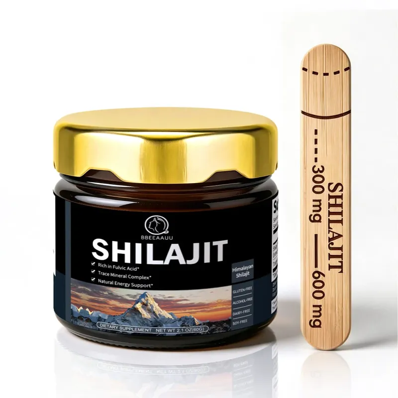 204MG Natural Shilajit Resin Original Drink Mineral Supplements for Immune Health Metabolism Overall Physical Health