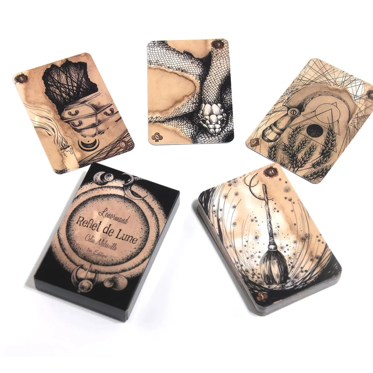 Lenormand Reflet De Lune Lenormand Cards Tarot Cards Deck Oracle Card Games for Adult Fun Adults Games Party Supplies Gift — image 4
