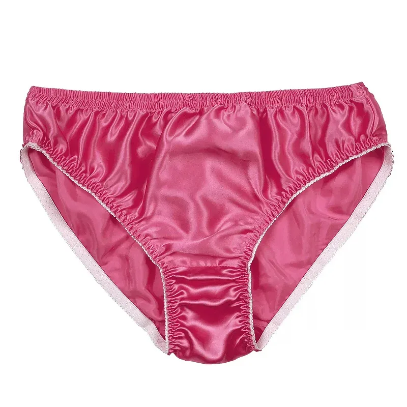 Pure Silk Mens Wrinkle Briefs Breathable Male Panties 100% Mulberry Silk Trigonometric Underwear Plus Size Men Boxers Summer — image 14