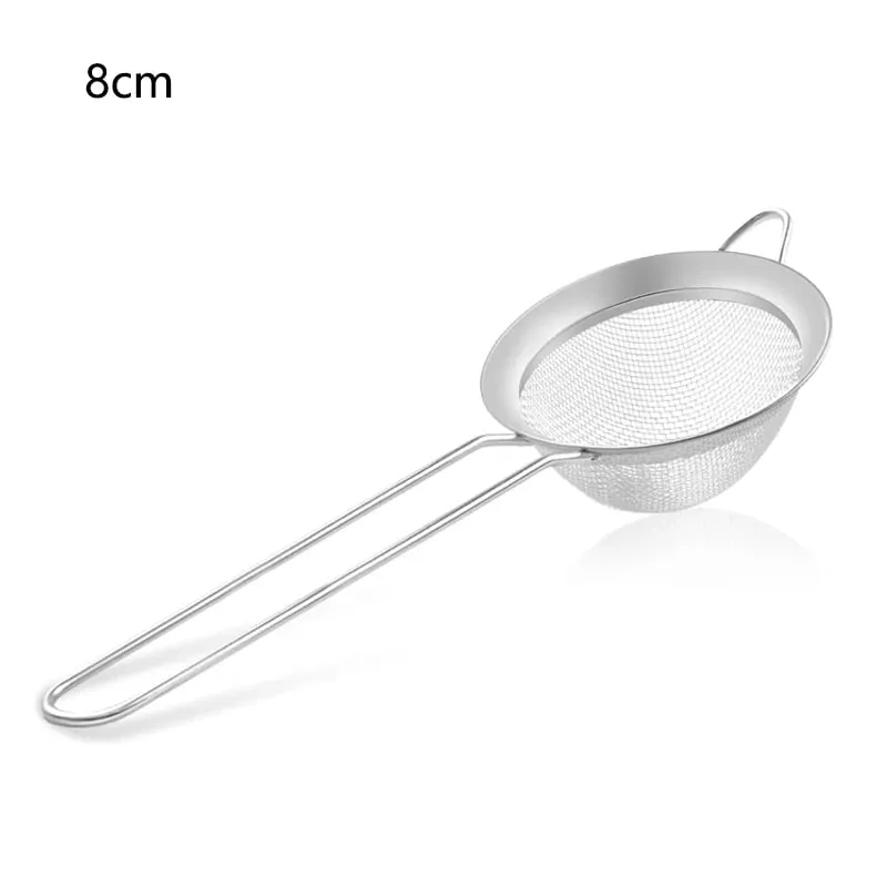 1/3/4Pcs/Set Stainless Steel Wire Fine Mesh Oil Strainer Flour Colander Sieve Sifter Pastry Baking Tools Kitchen Accessories — image 9