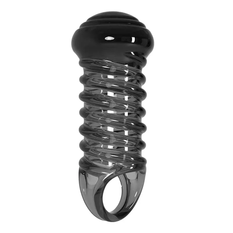 4 Types Penis Enlargement Sleeve Penis Extender Erection Cock Ring Delay Ejaculation Sex Toys for Men Adult Sex Game — image 13