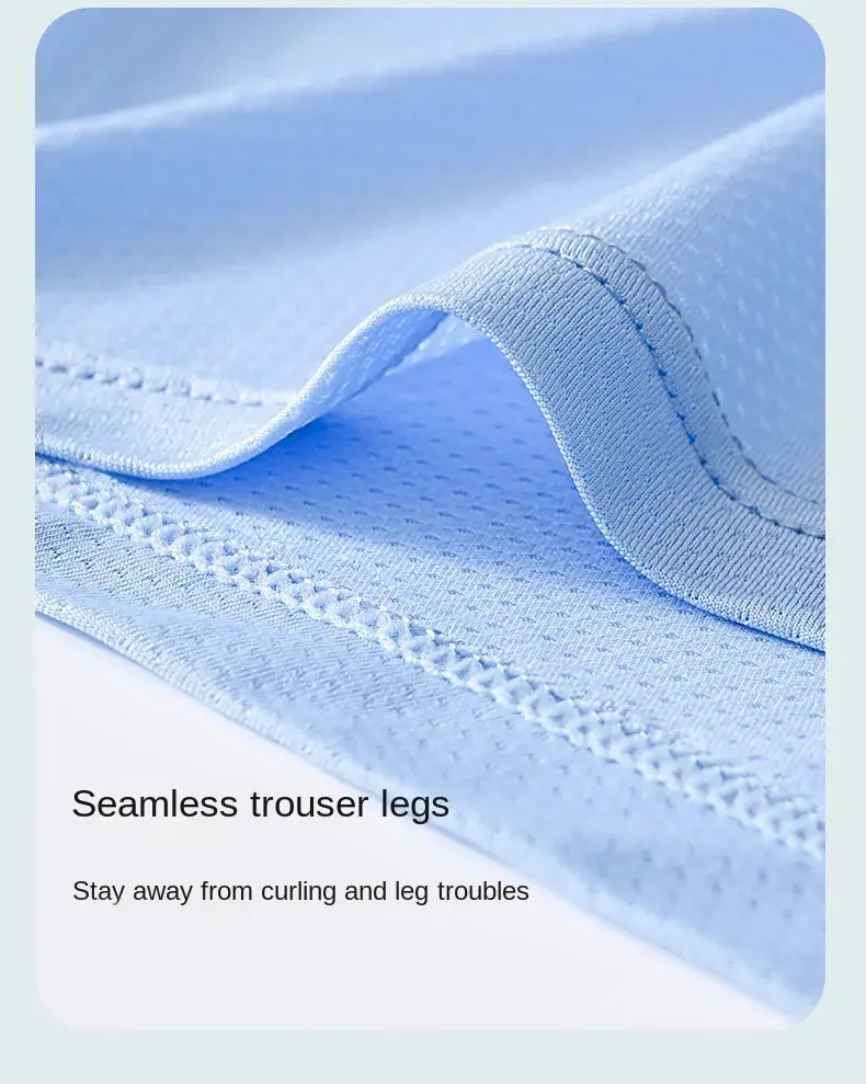Men Boxers Men's Underwear 3A Antibacterial Underpants Ice Silk Men Boxer Shorts Breathable Elastic Male Panties Plus Size L-6XL — image 13