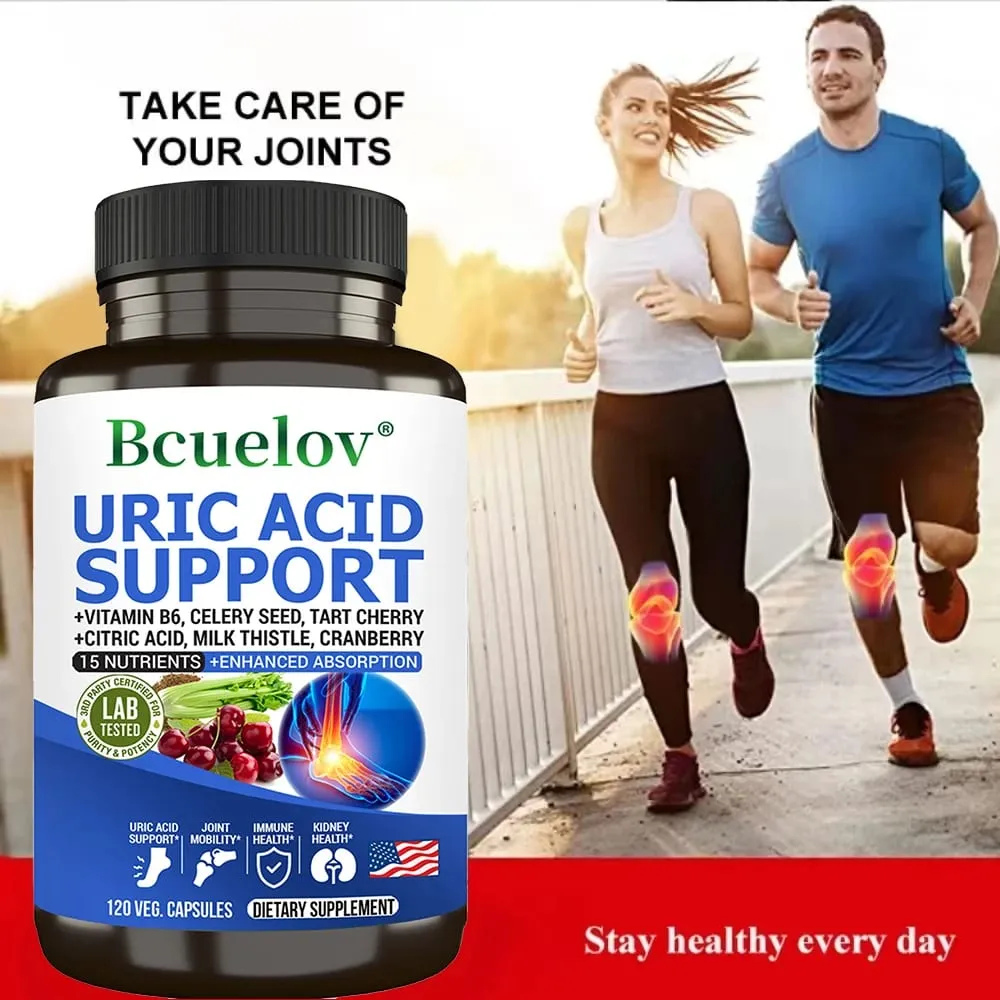 Uric Acid Cleanse Detox Capsules - Daily Dietary Supplement Helps Balance Kidneys and Promote Joint and Urinary Tract Health — image 6