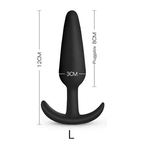 100% Safe Silicone Dildo Anal Plugs Butt Plug Unisex Sexy Stopper 3 Different Size Adult Sex Toys for Men/Women Trainer Massager — image 7