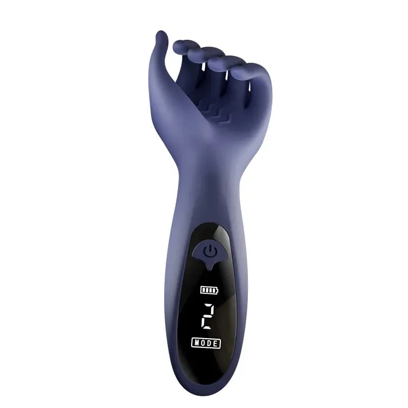 Male Electric Penis Vibrator Simulation Hand Glans Penis Masturbation Training Device for Mens Endurance Delay Control Sex Toys