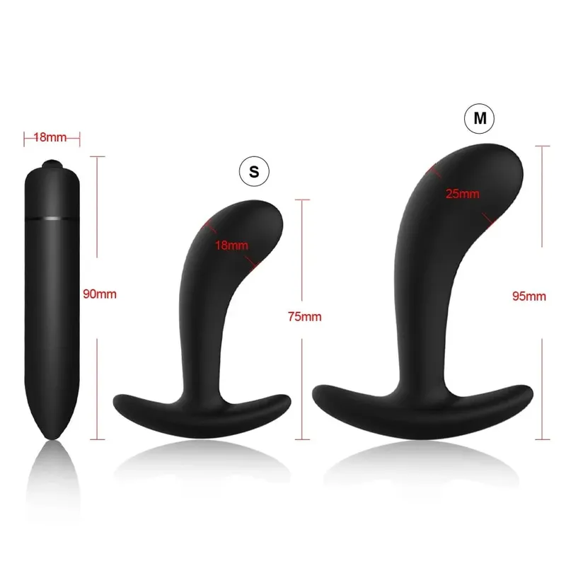 4pcs Beginner Silicone Butt Plug Anal Plug for Men Prostate Massager for Gay Mini Anal Bullet Vibrator Sex Toy for Men Women — image 20
