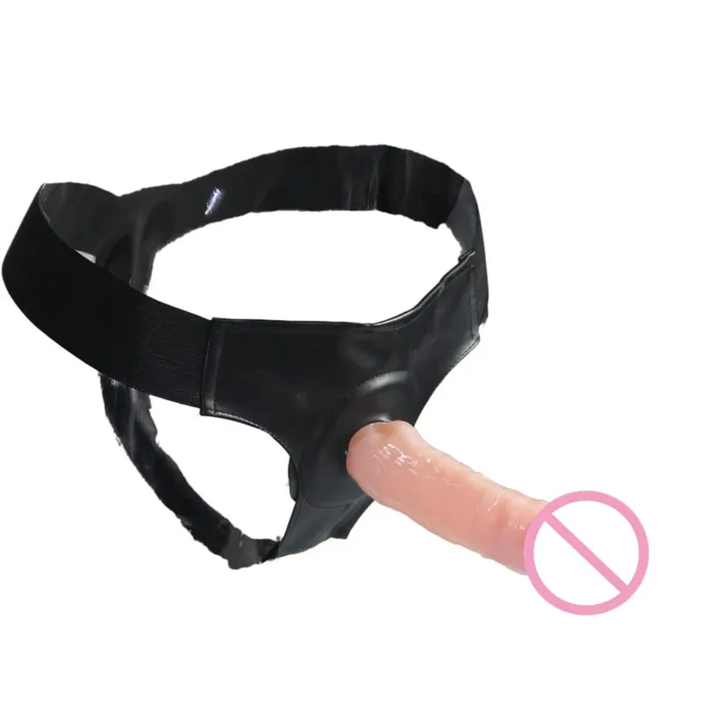 Strap on Hollow Dildo Panties Lesbian Anal cock Ultra Elastic G-Spot Erection Assist Harness Penis ED AID Dick Sex Toy for Man