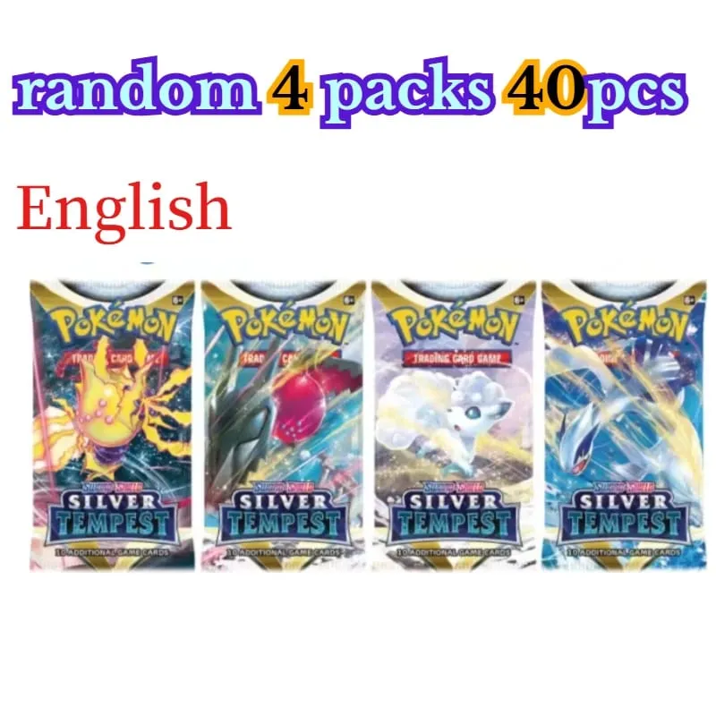 Menyenangkan 40 Buah Paket Kartu Pokemon 4 Set Sun Moon Violet 151 Kartu Perdagangan Inggris Mainan Koleksi Hadiah Halloween Fantasi Sci Fi — image 13