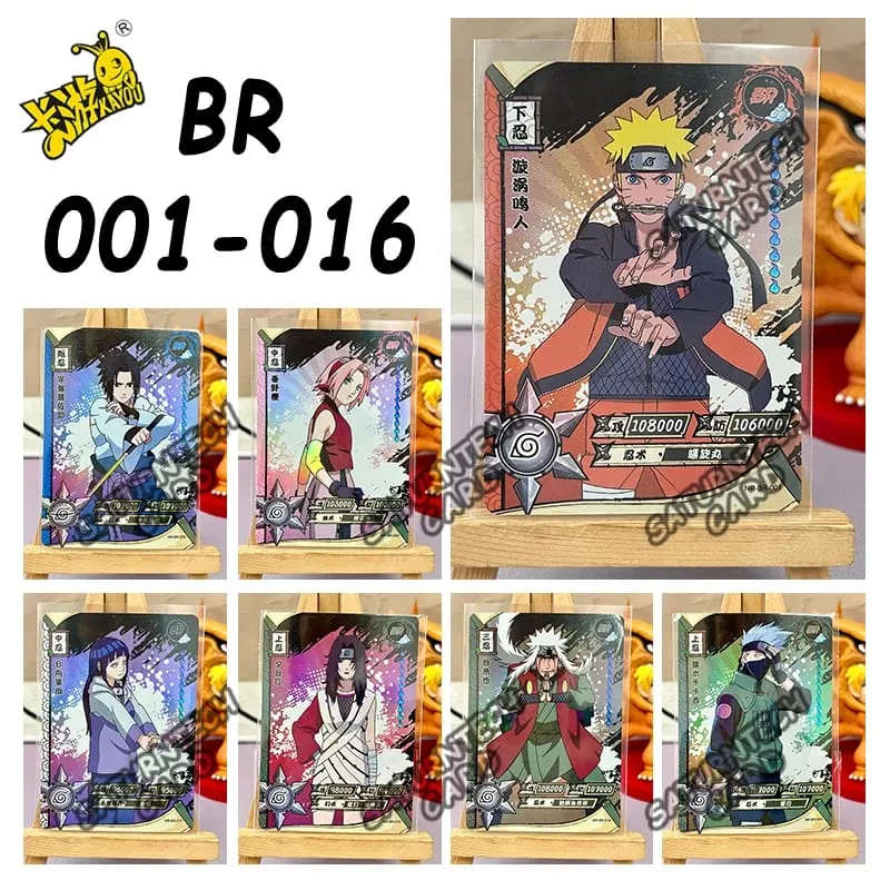 Naruto Card Set Full Series SE BP NR CR PR GP CP SP MR PR SLR OR AR UR ZR Cards Sasuke Anime Collection Card Toy Gift — image 23