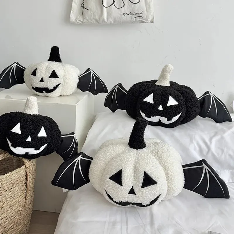 Festive Halloween Pumpkin Plush Pillow Soft Cushion Set Ghost Toy Gift Creative Home Decor for Kids Adults Party Essentials — image 2