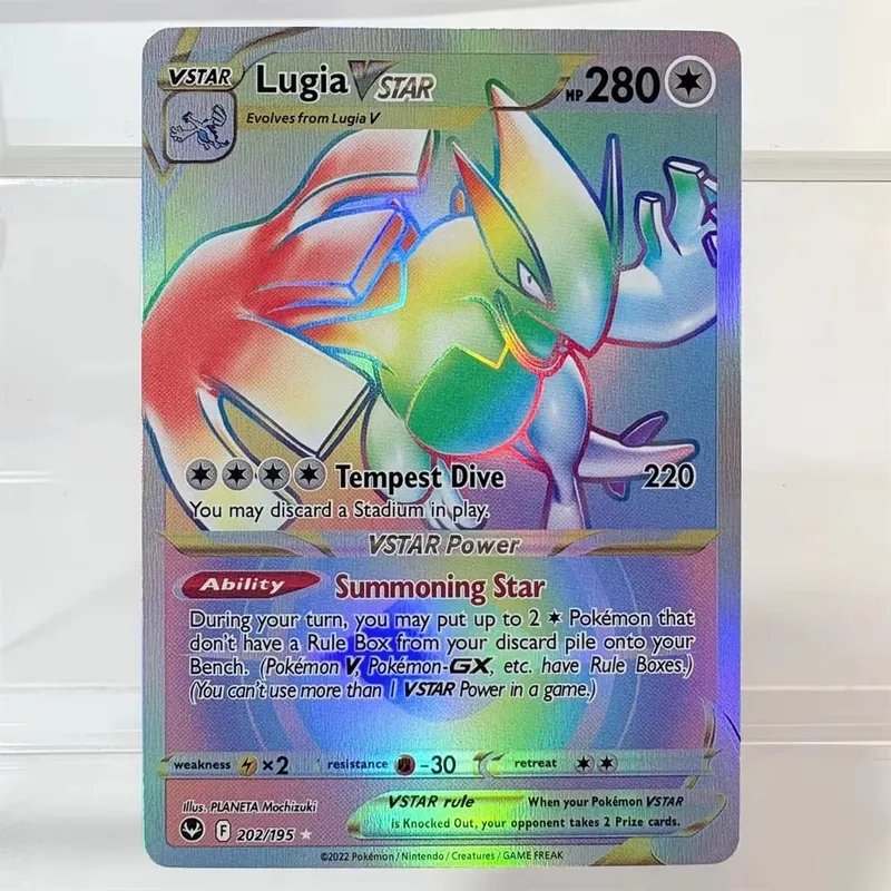 PKM PTCG High Quality Umbreon Vmax Glaceon Vstar Rayquaza Vmax Lono Proxy Foil Cards Game Collection Anime Cards