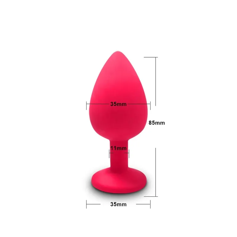 3 Sizes Soft Silicone Anal Plug Mini Butt Plug Erotic Sex Toys for Men Women Gay Couples Adult Anal Prostate Stimulator Dildo — image 15