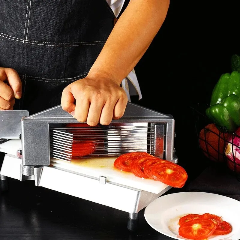 Steel Alloy Tomato Cutter Kitchen Tomato Slicer